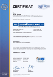 Certifikát QMS ISO9001:2008